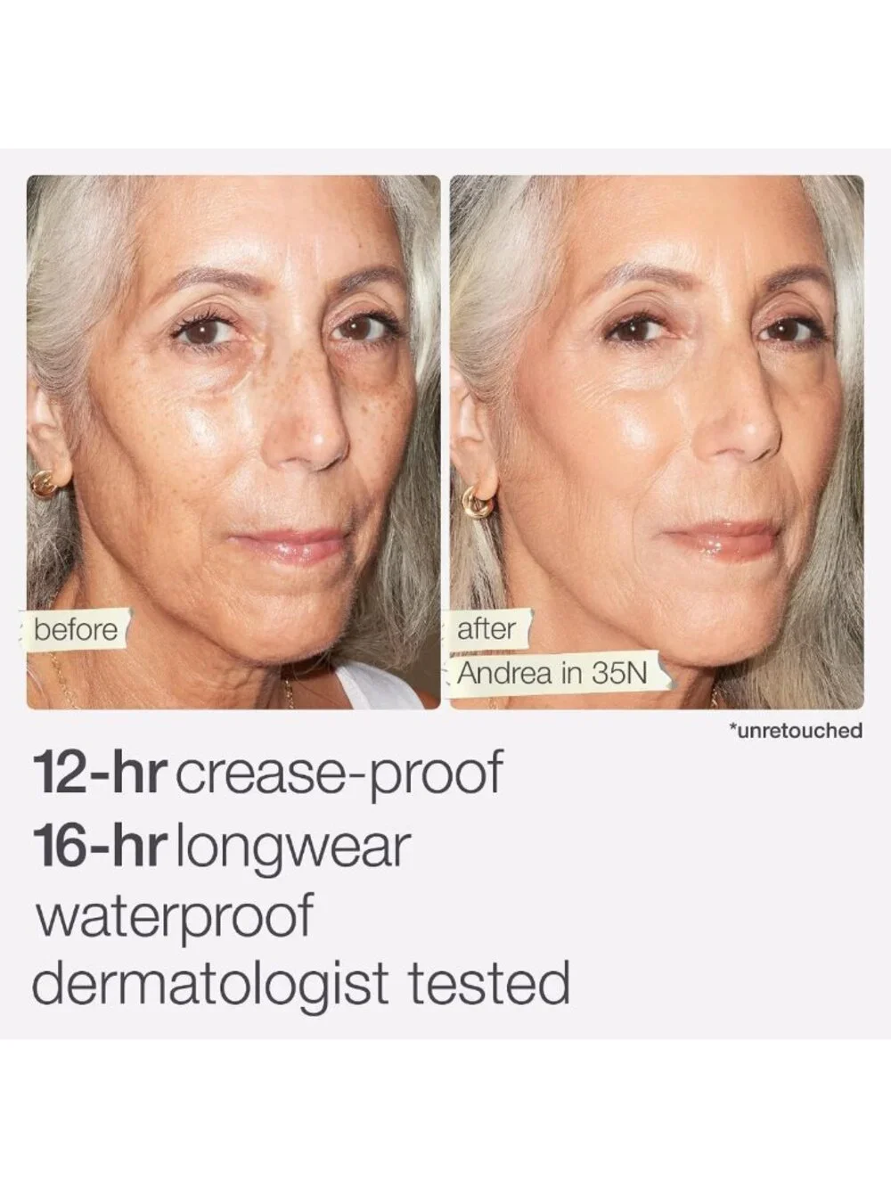 Full-Coverage Soft Matte Concealer - Brightening Under-Eye & Face Makeup, 16hr
